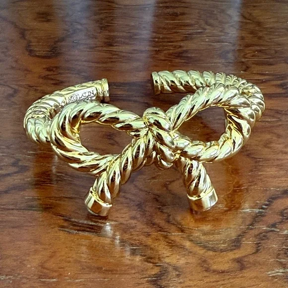 My Flat in London Gold Rope bangle Bracelet - Picture 2 of 8